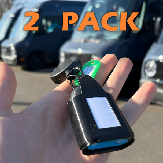 Rivian Amazon Delivery Van Key Fob Case – TPU 3D Printed (2-pack)